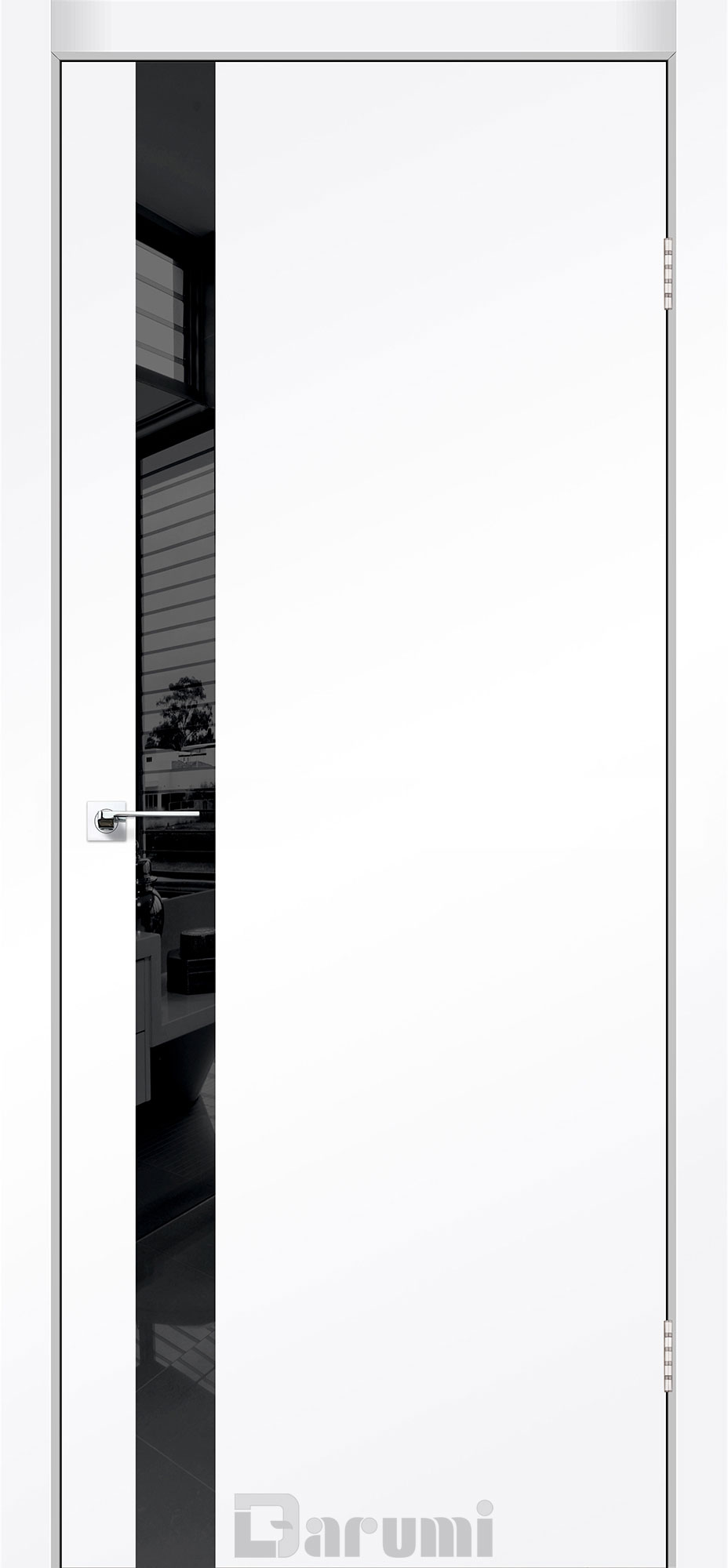 Міжкімнатні двері DARUMI PTL-04 WM Noglass Black
