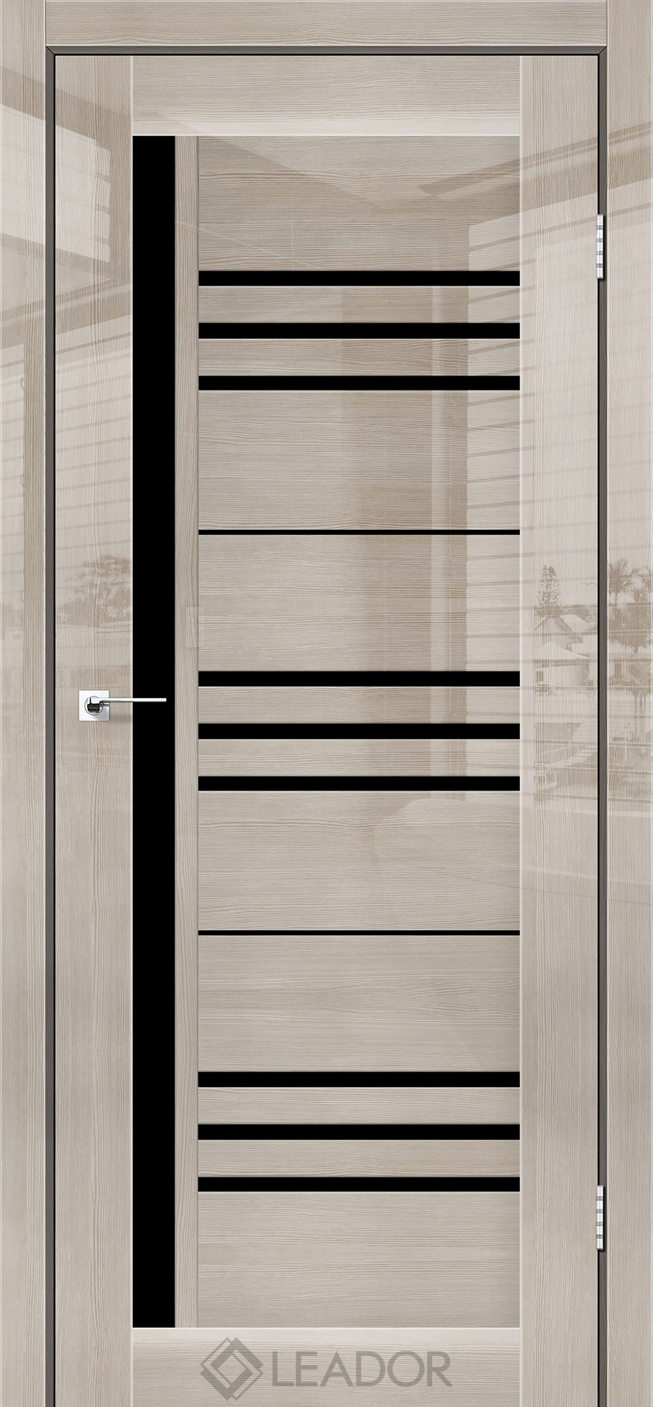 Міжкімнатні двері LEADOR GLOSS BOLIVIA LR Black