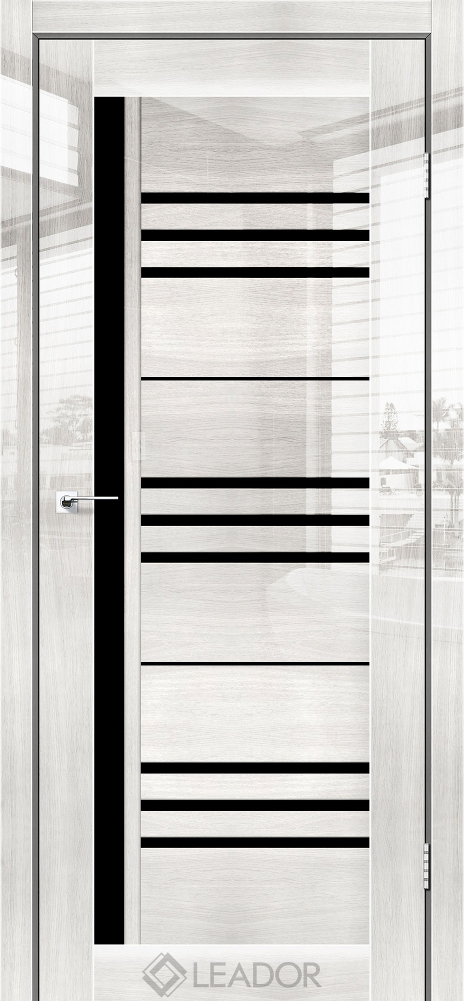 Міжкімнатні двері LEADOR GLOSS BOLIVIA OX Black