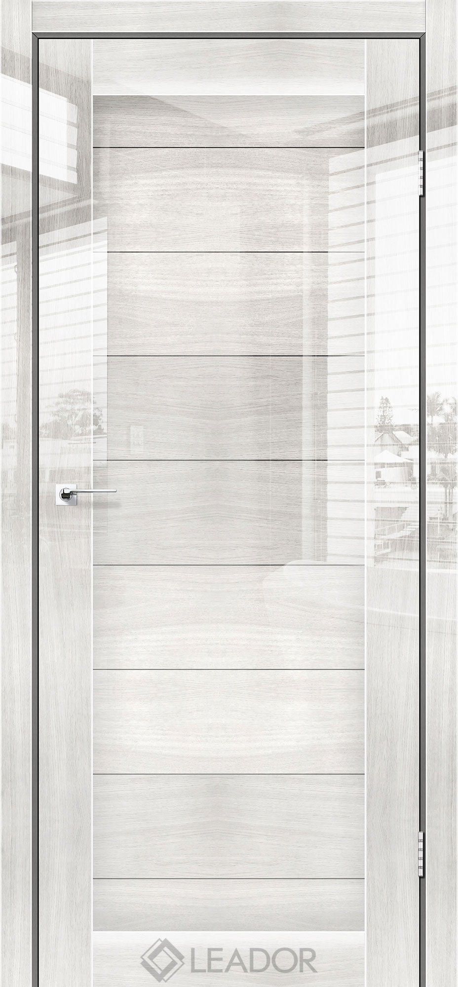 Міжкімнатні двері LEADOR GLOSS SALENTO OX Noglass